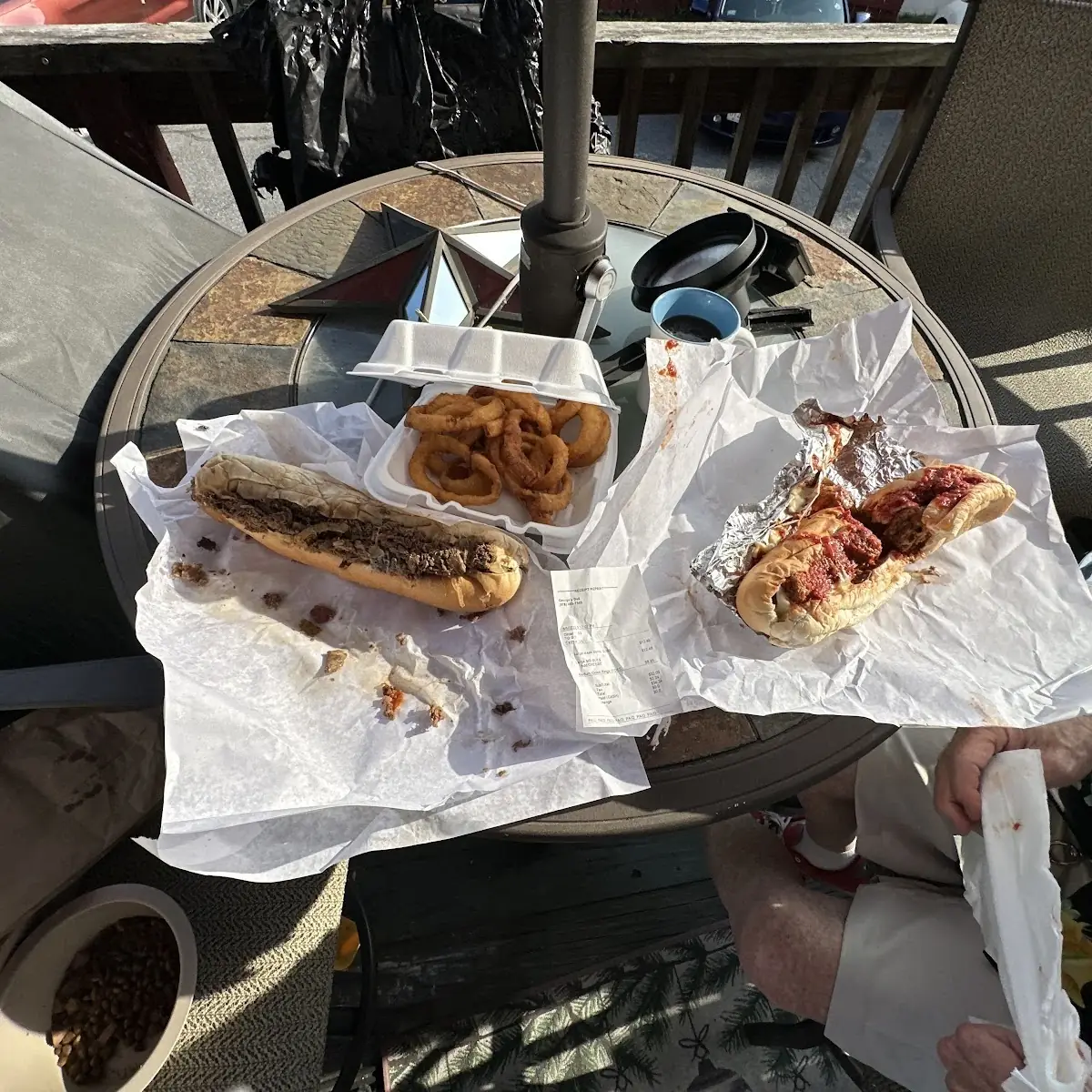 Steak Bomb Sub Meatballs Sub Onions Rings
