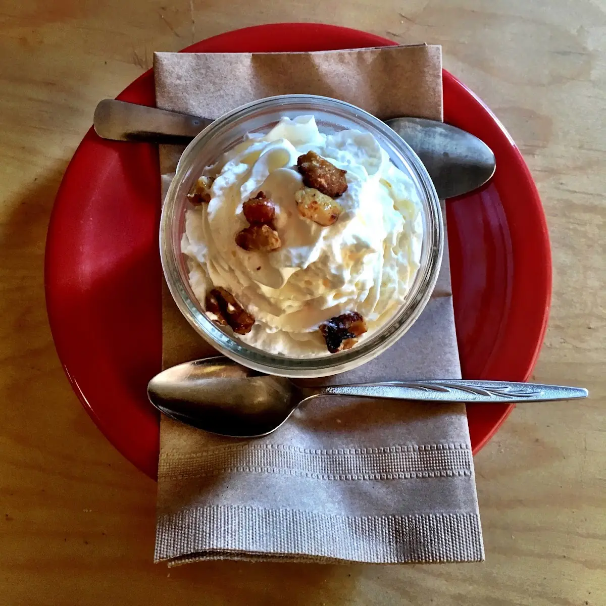 Maple Walnut Cheesecake in a Mason Jar