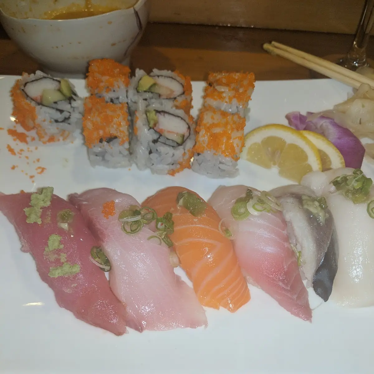 Sushi and Sashimi Combo