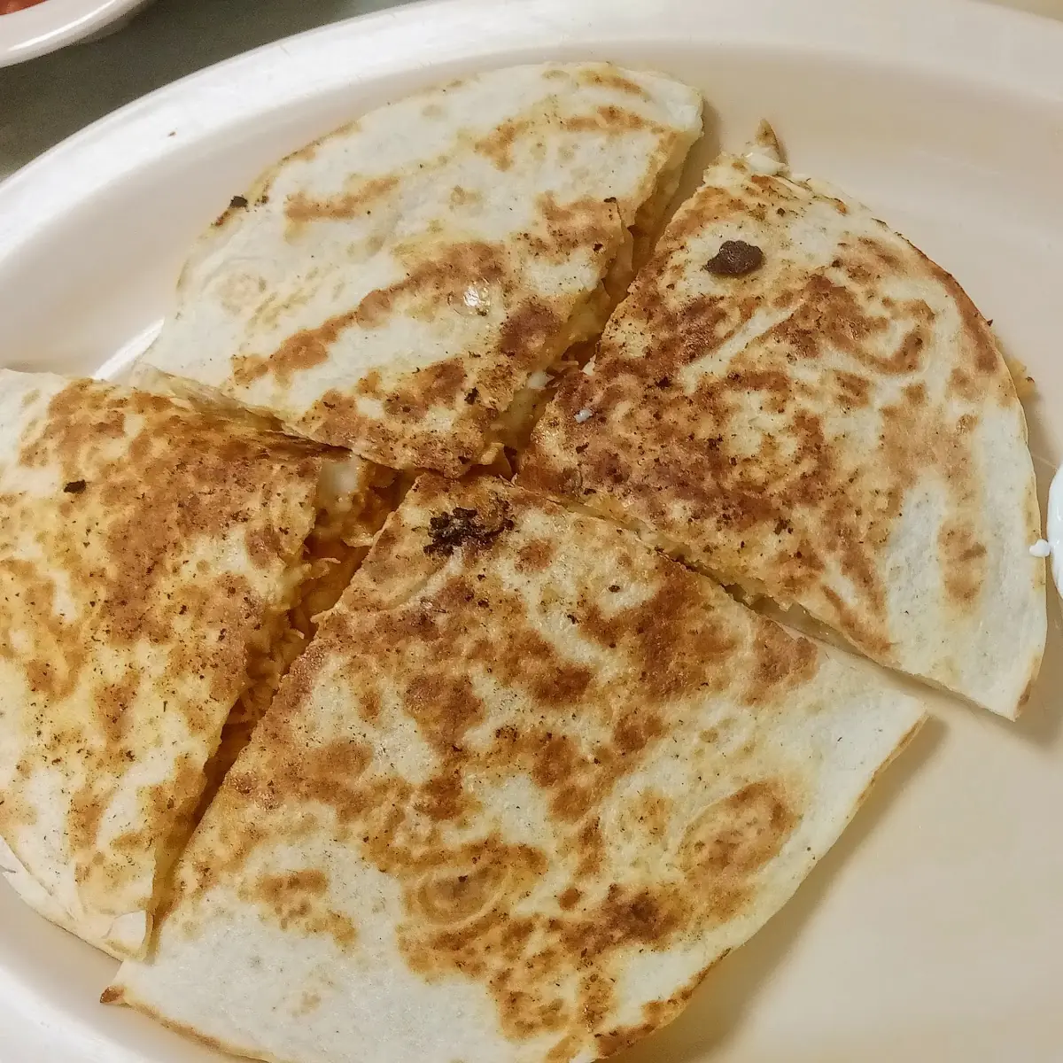 Shredded Chicken Quesadilla