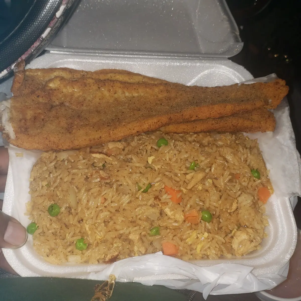 Chicken Fried Rice Fried White