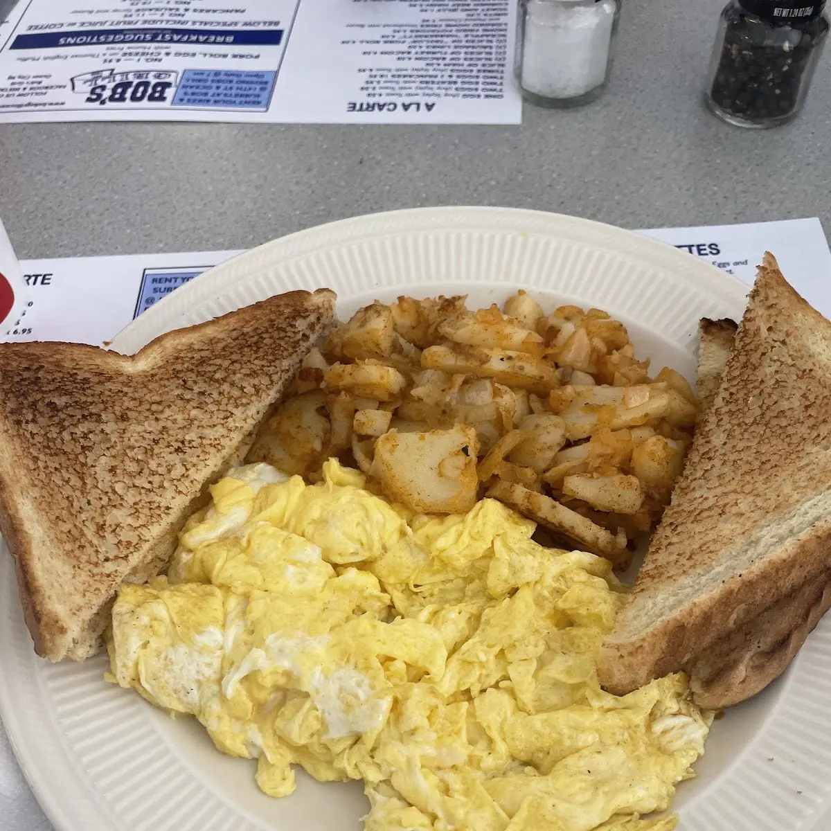 Toast and Home Fries