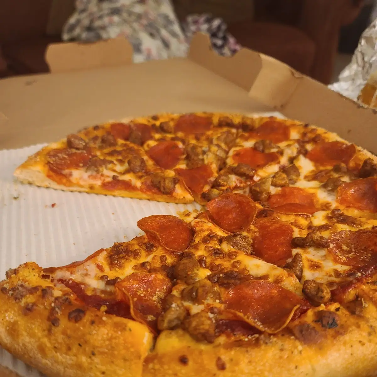 Pepperoni Sausage Pizza