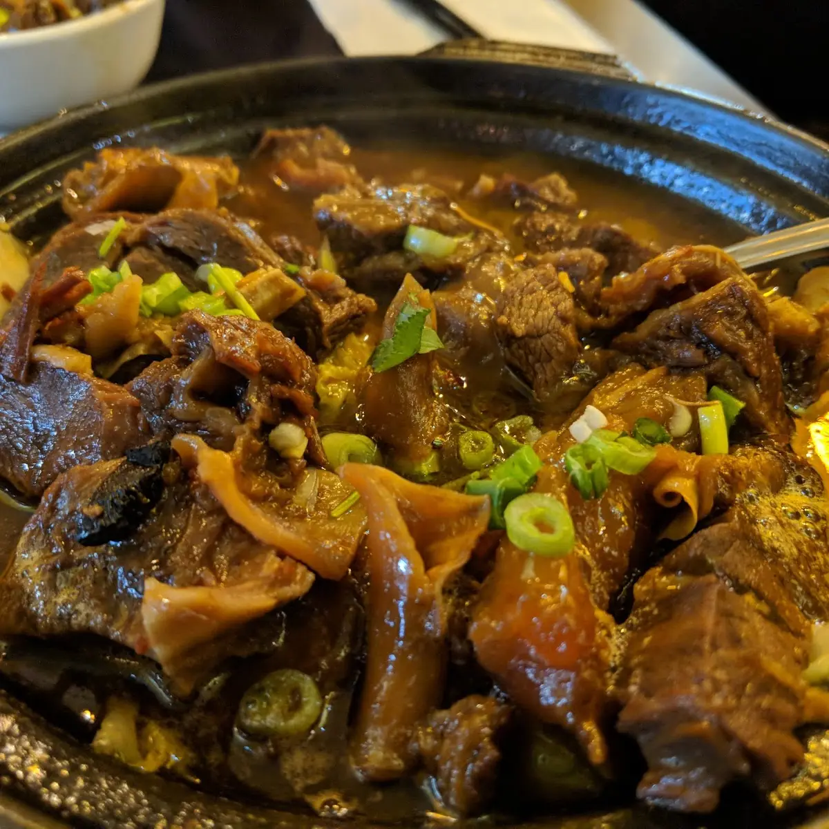 Curry Beef Brisket in Stone Pot