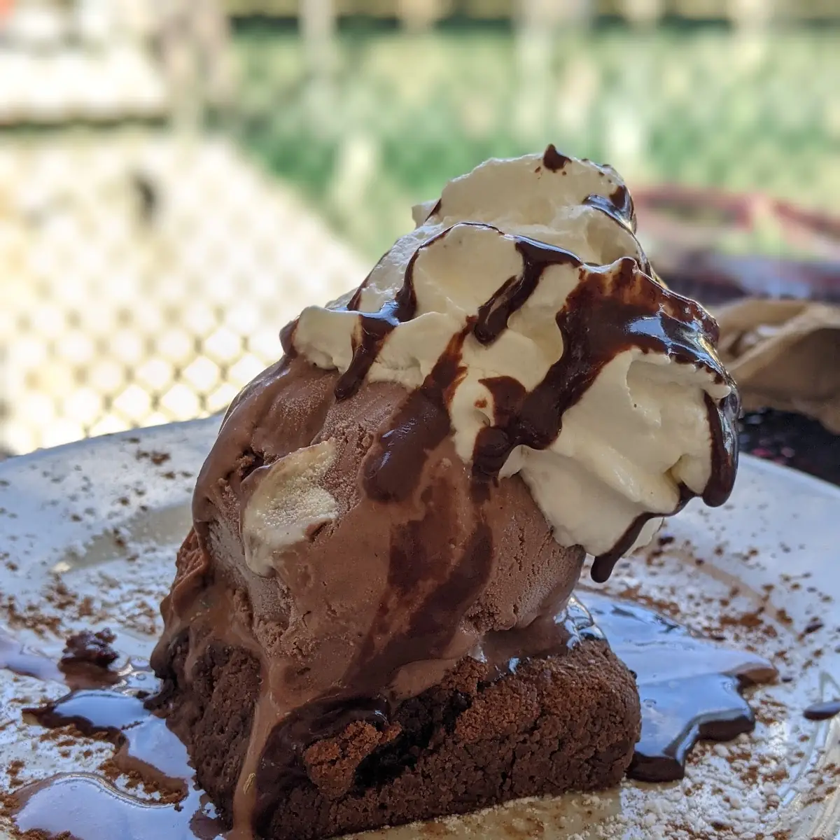 Gluten Free Brownie Sundae