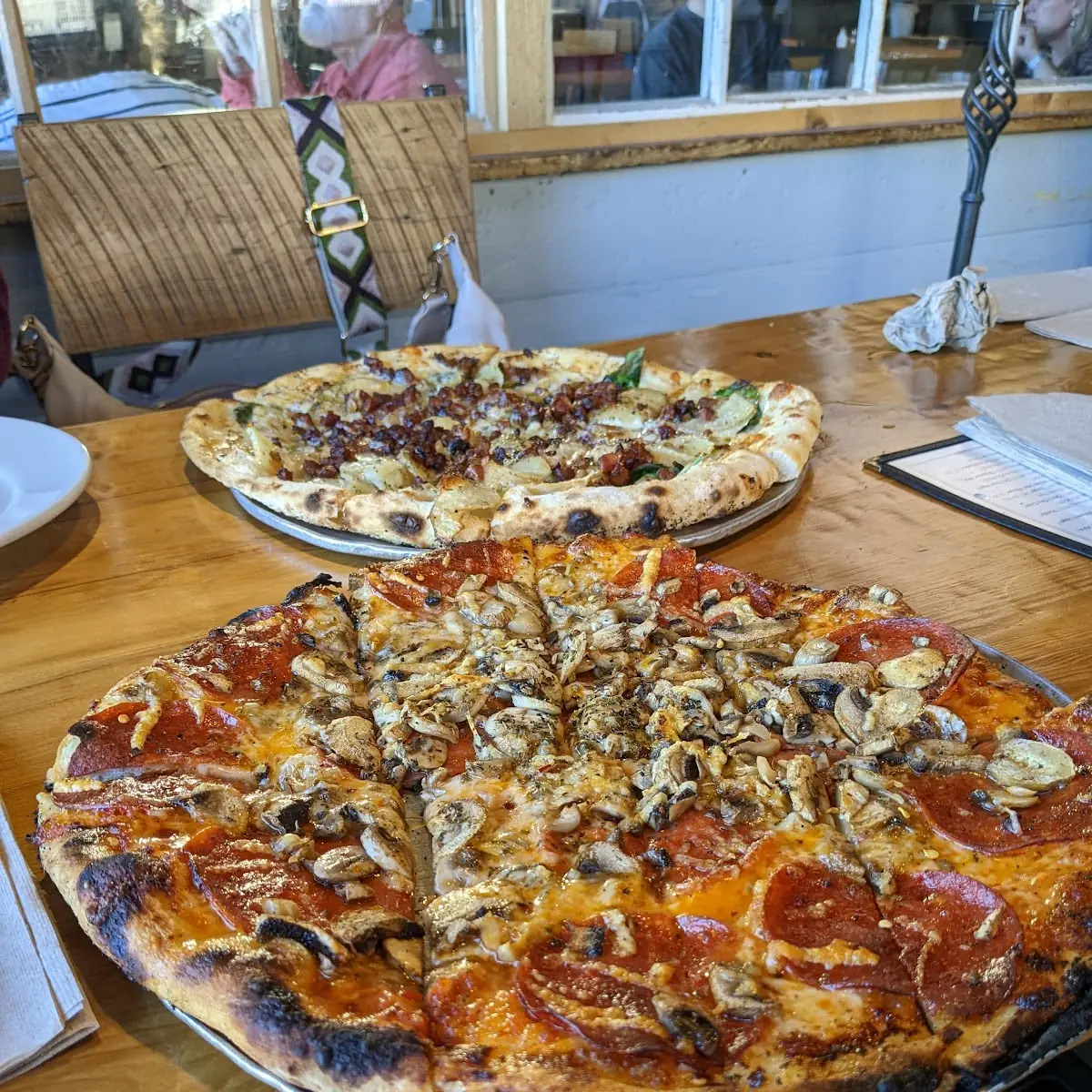 Pepperoni & Mushroom Flatbread Pizza