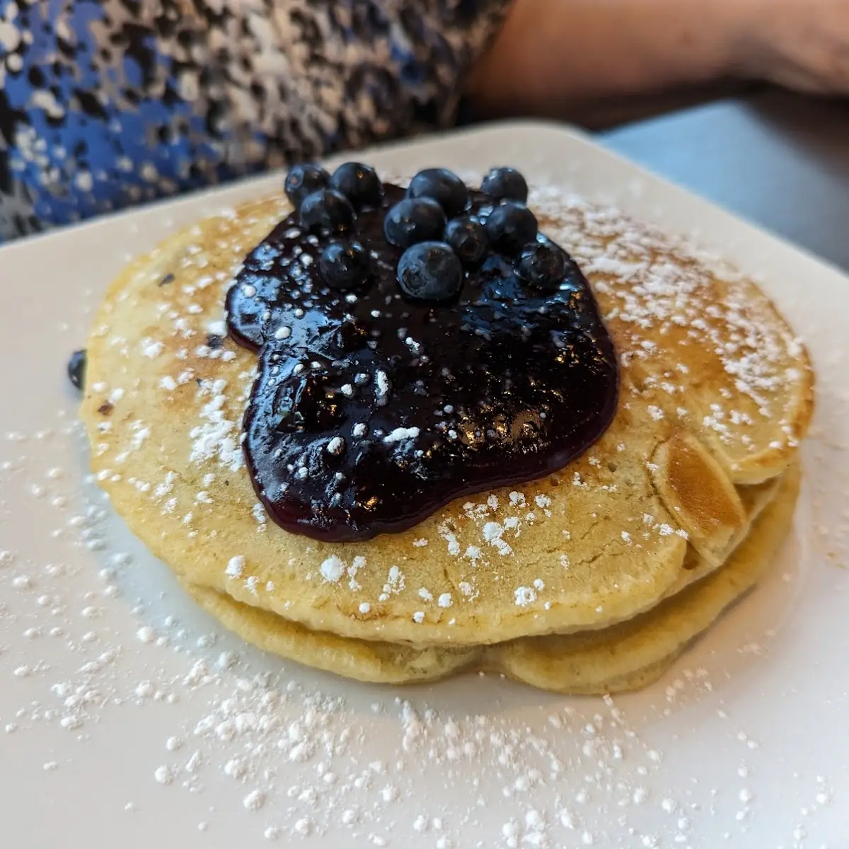 Blueberry Pancakes, Stacked Pancake & Breakfast House