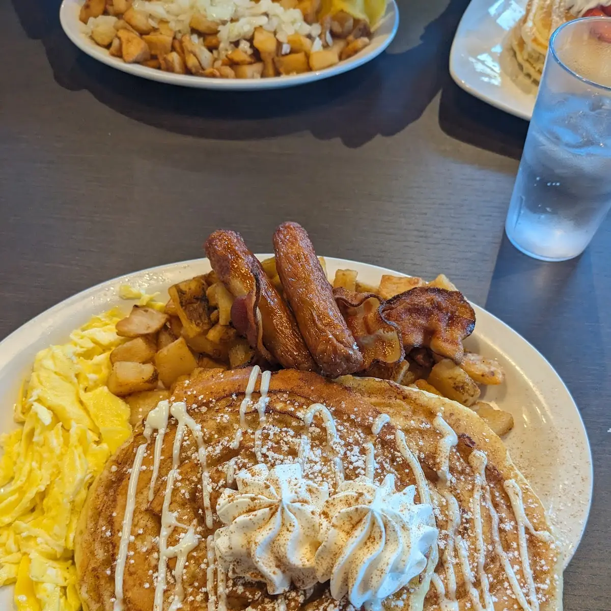 Stacked Breakfast with Cinnabon Pancakes, Stacked Pancake & Breakfast House