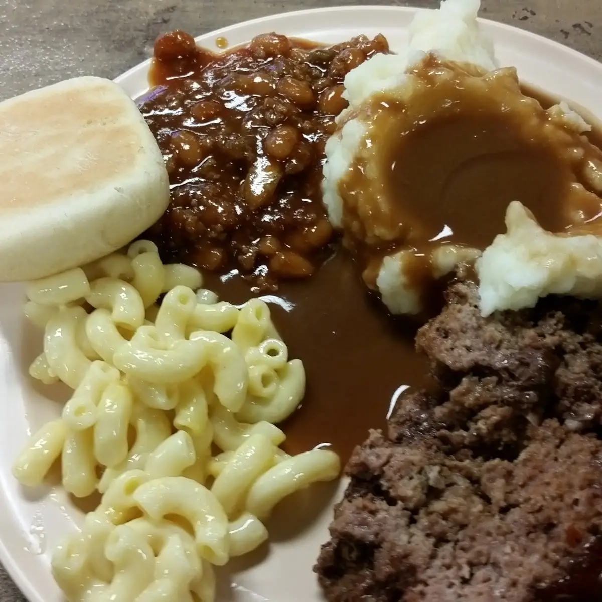 Pulled Beef Mashtaters and Gravy Mac and Cheese