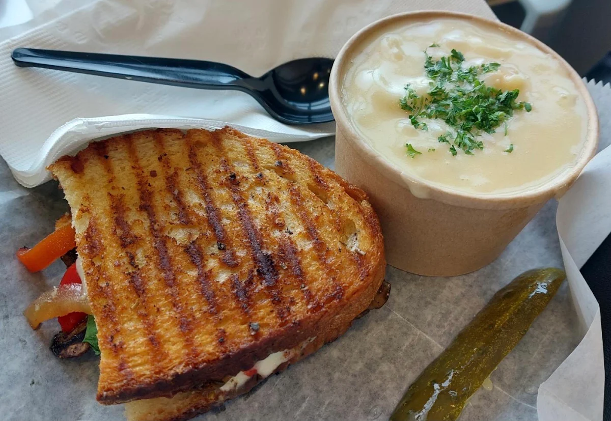 Simple Sandwich and Soup