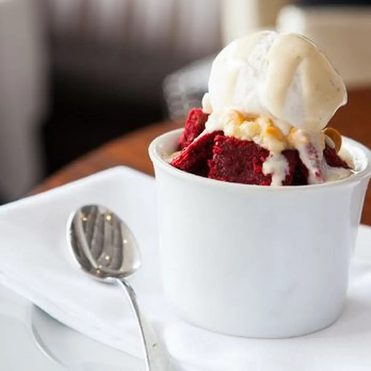 Red Velvet Bread Pudding