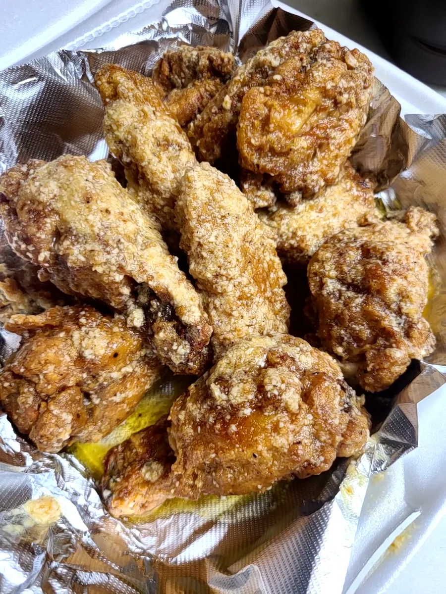 Breaded Garlic Parmesan Wings
