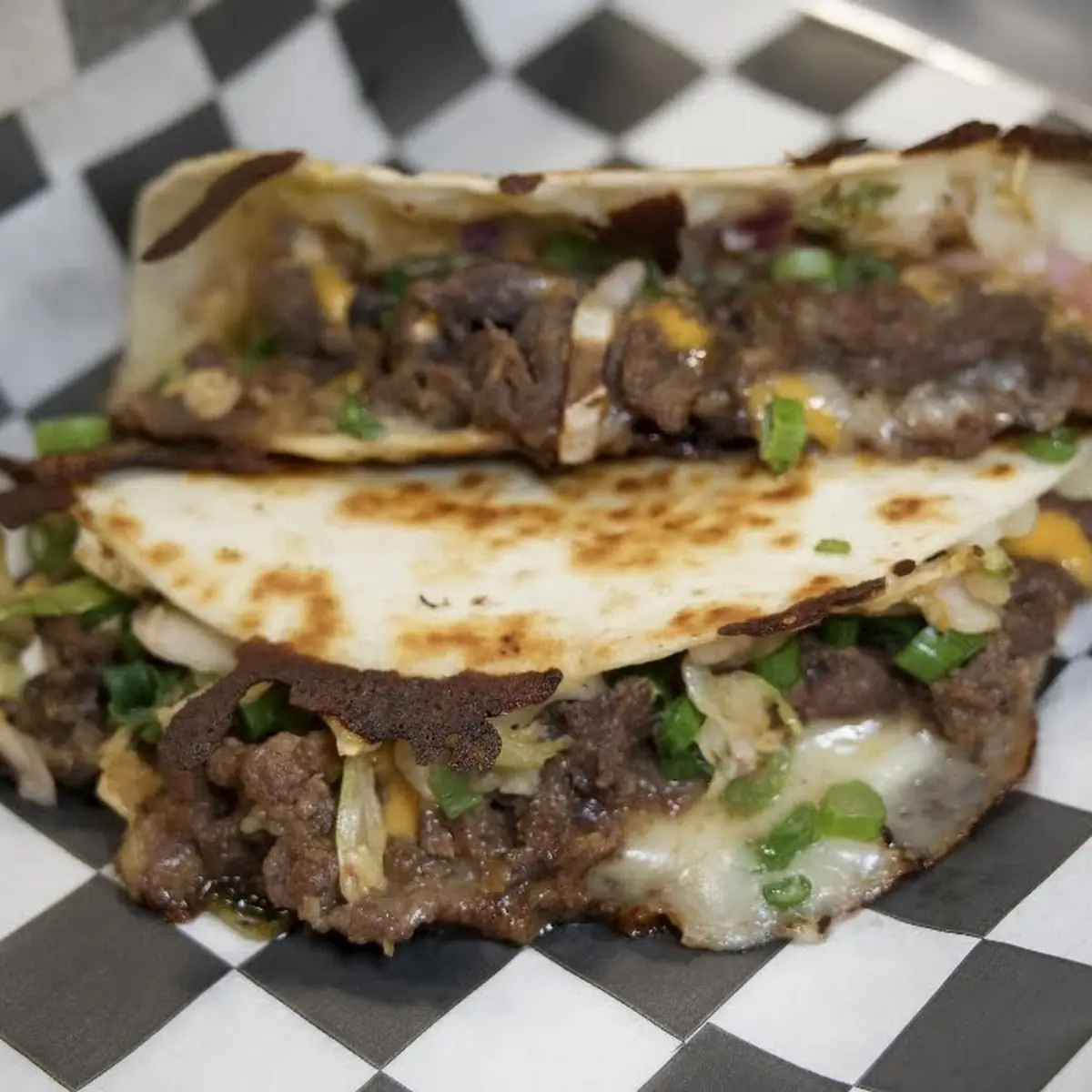 Korean Smash Burger Taco