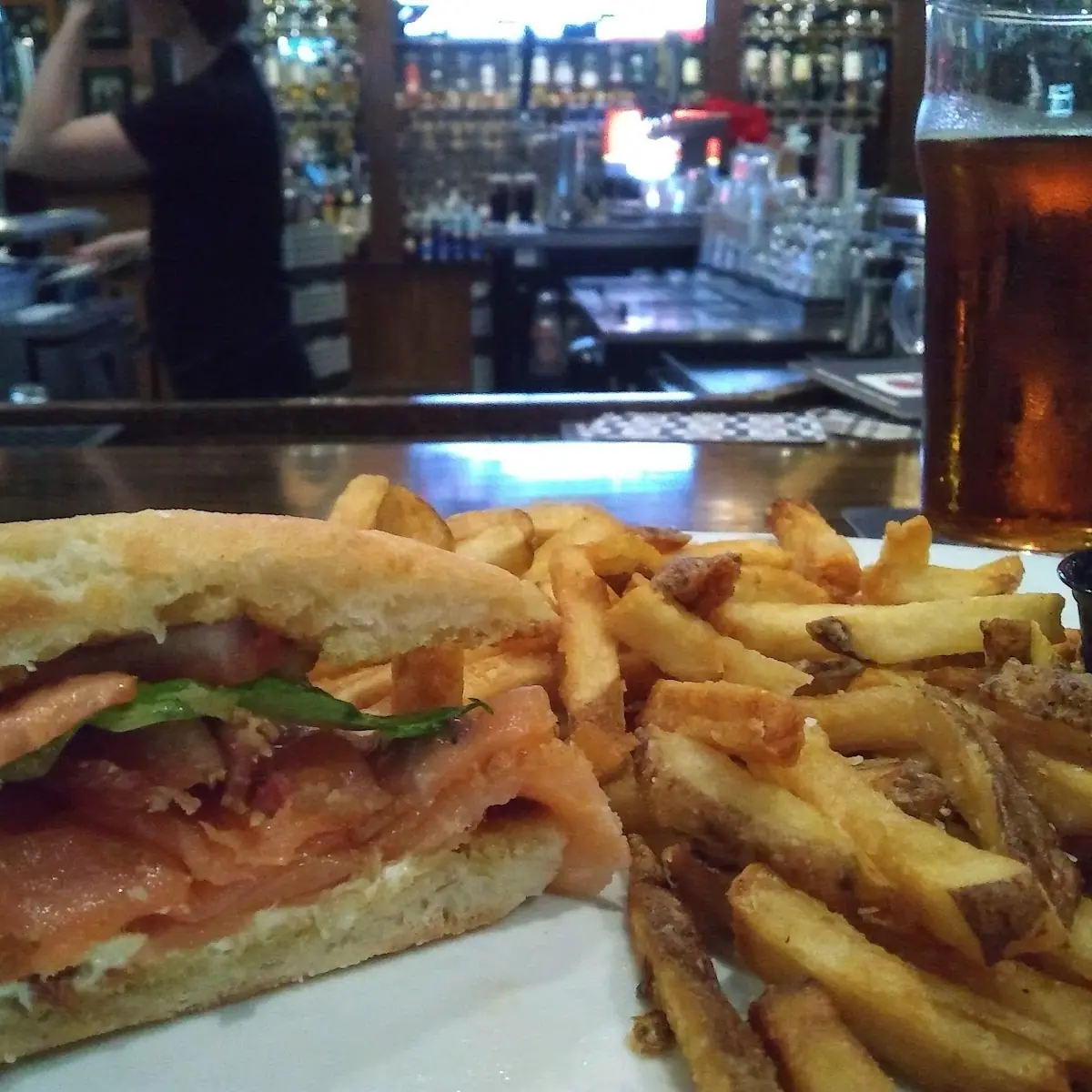 Smoked Salmon blt Sandwich
