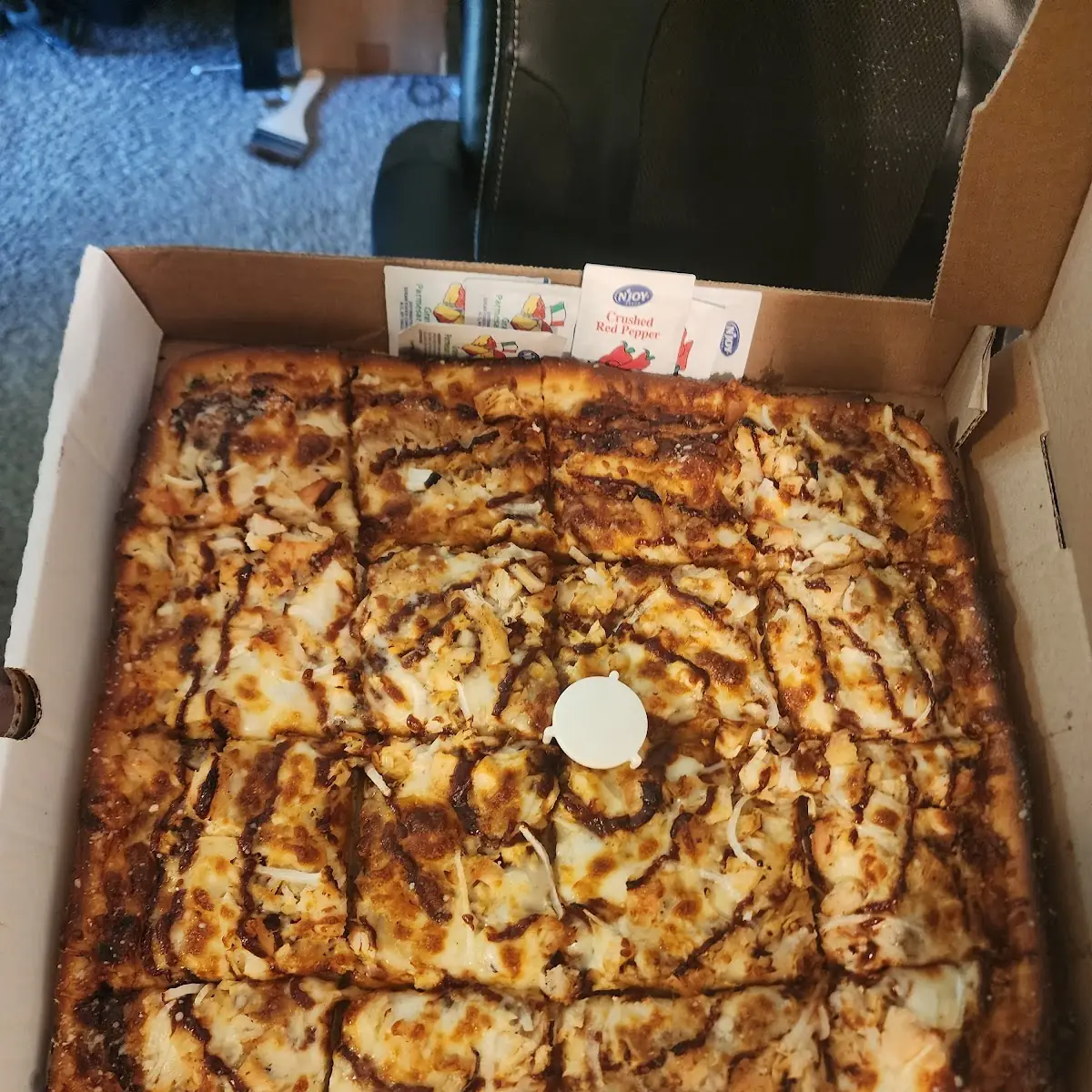 BBQ Chicken Pizza Sicilian Pizza