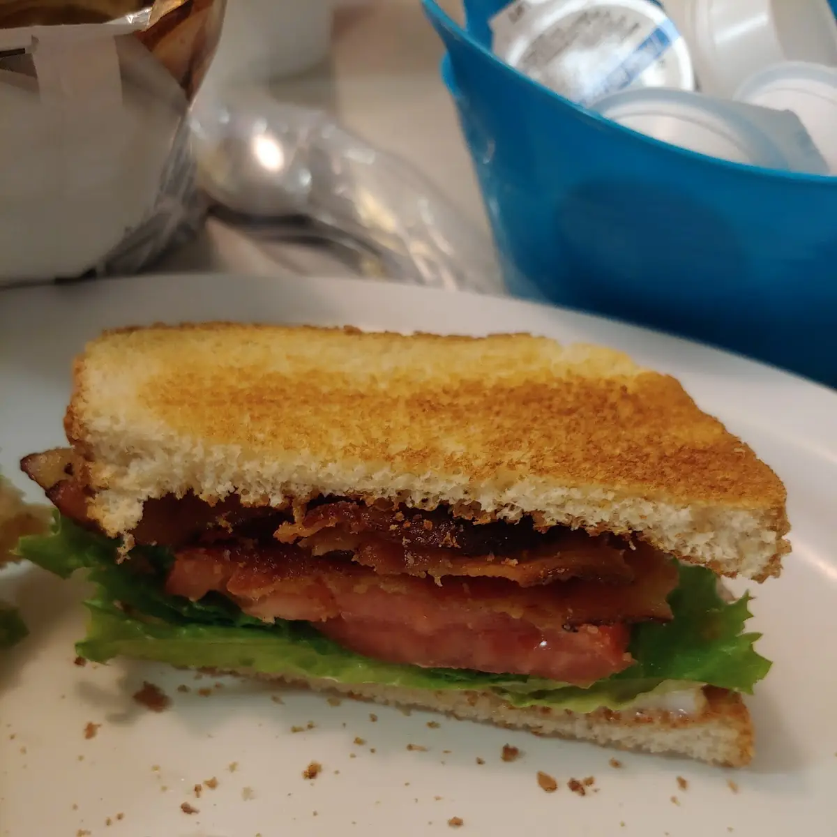 Bacon Lettuce and Tomato Sandwich