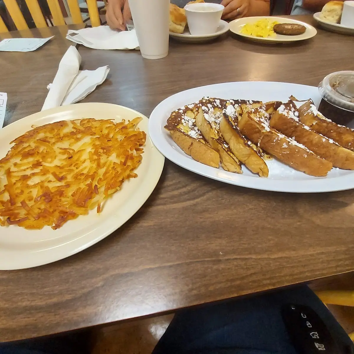 French Toast and Hashbrowns