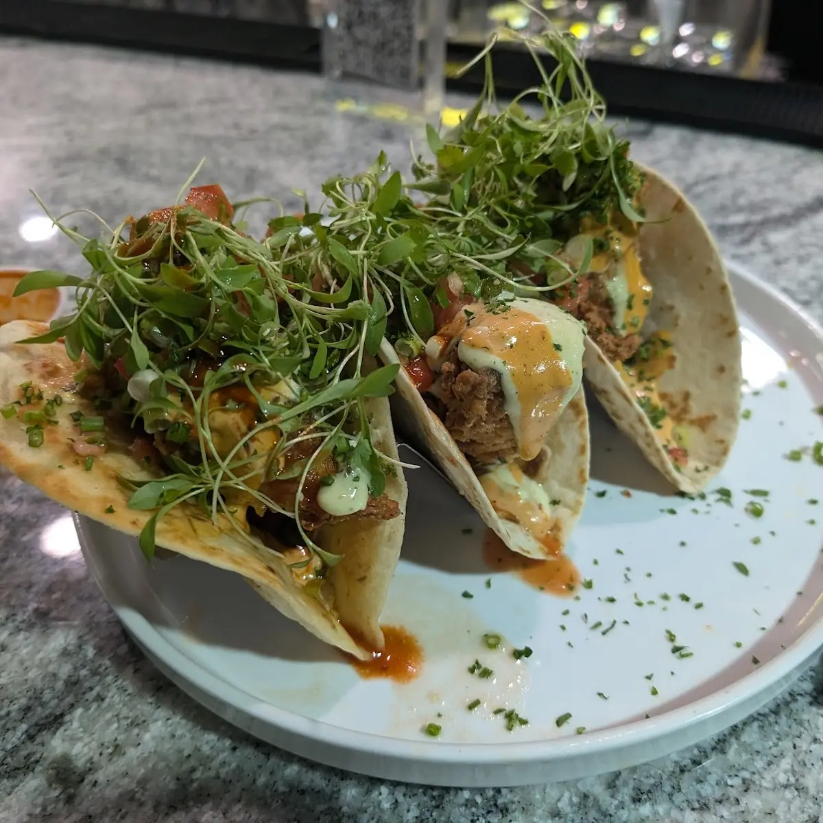 Fried Chicken Tacos