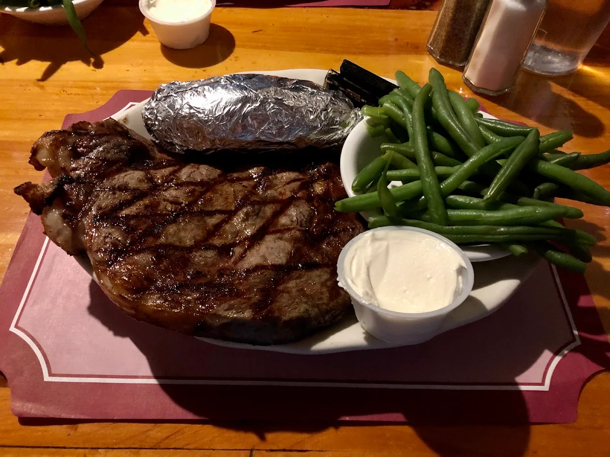Delmonico Steak w Baked Potato