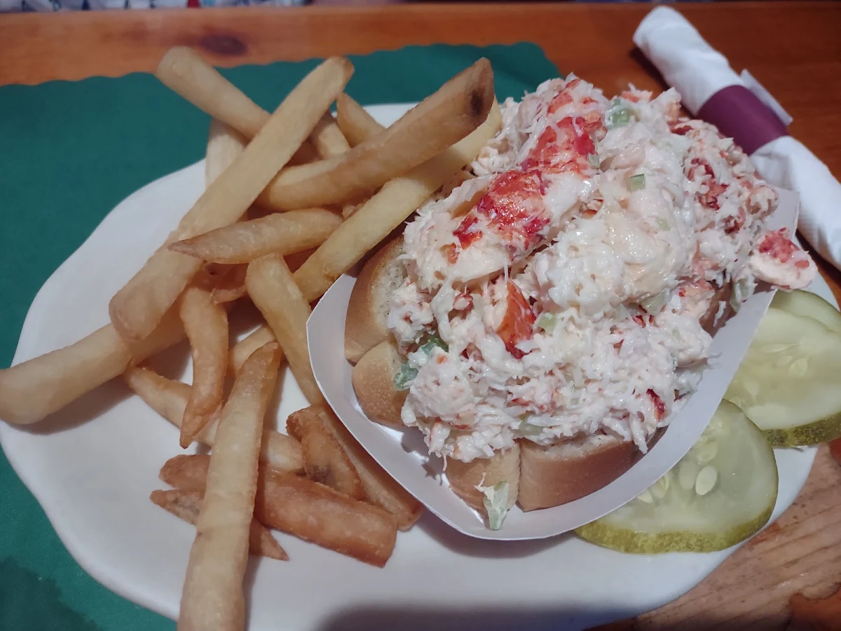 Lobster Roll and Fries