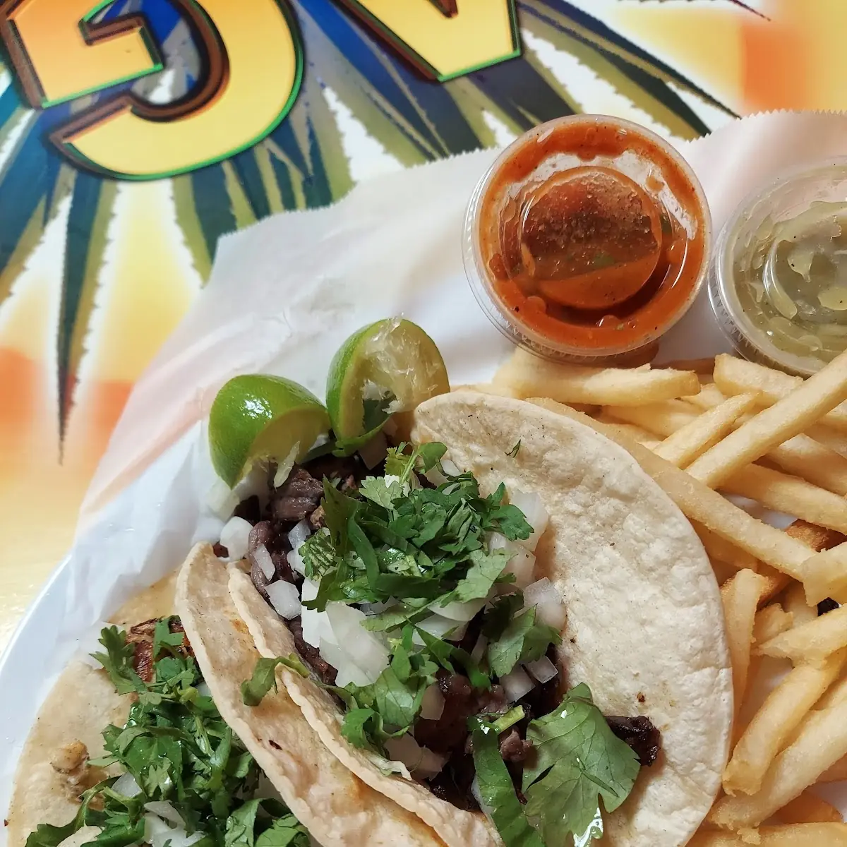 Steak and Chicken Tacos