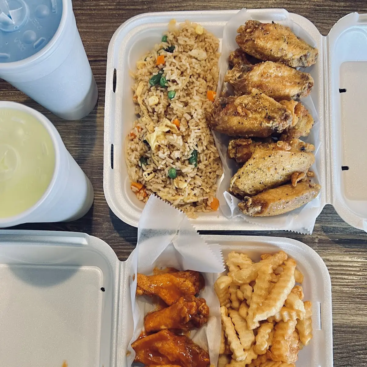 Lemon Pepper Wings Fries