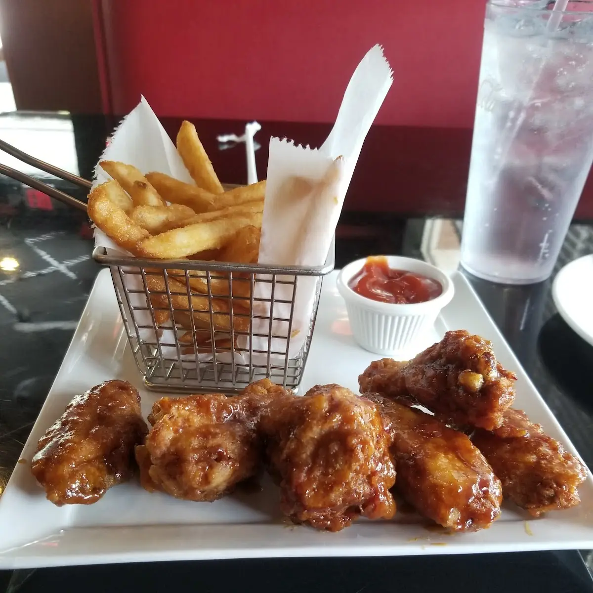 Korean Wings and Fries