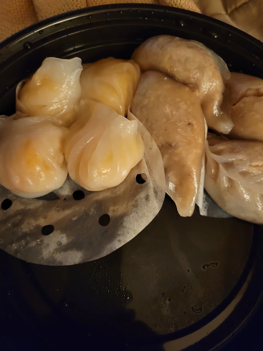 Shrimp Dumplings and Taro Dumplings