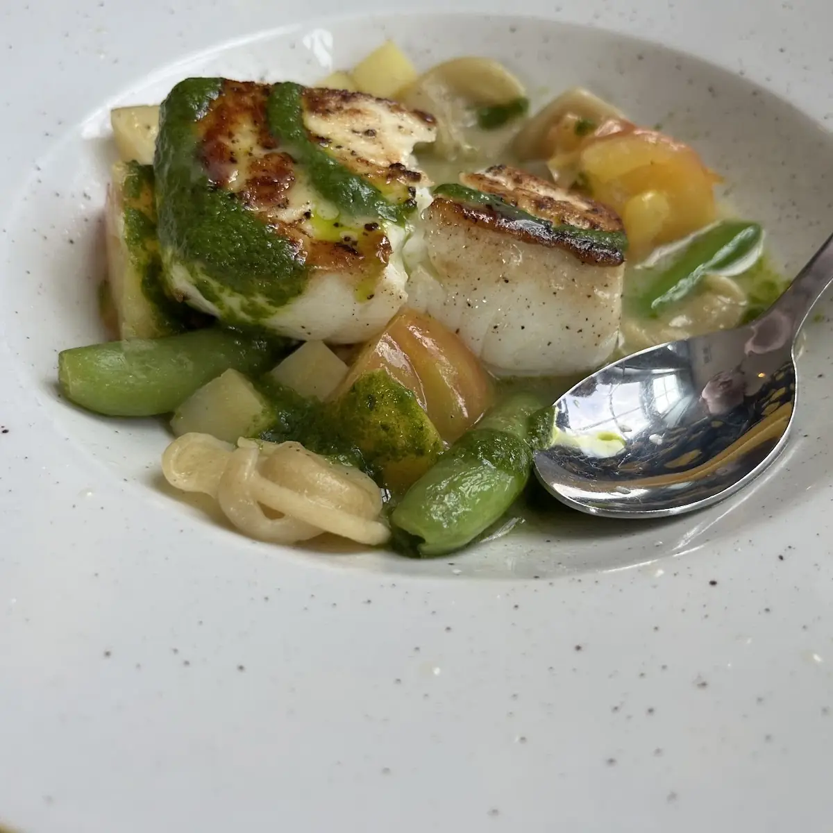 Seared Weathervane Sea Scallops
