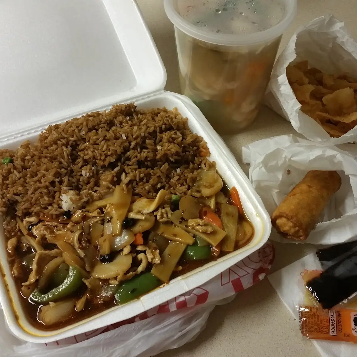 Chicken with Black Bean Sauce Dinner Special