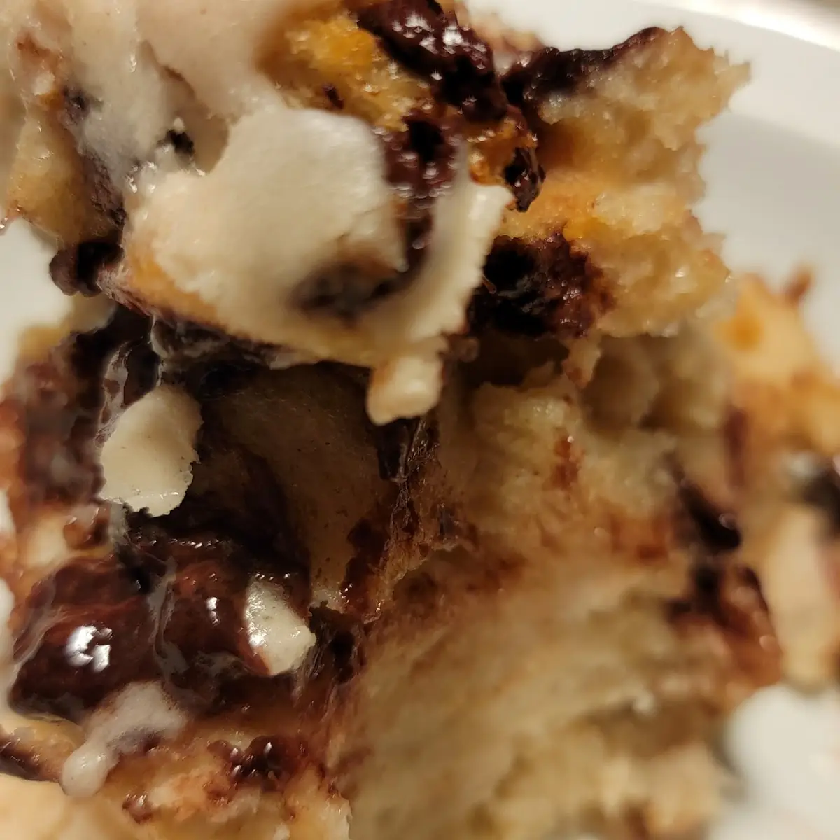 Chocolate Chip Bread Pudding