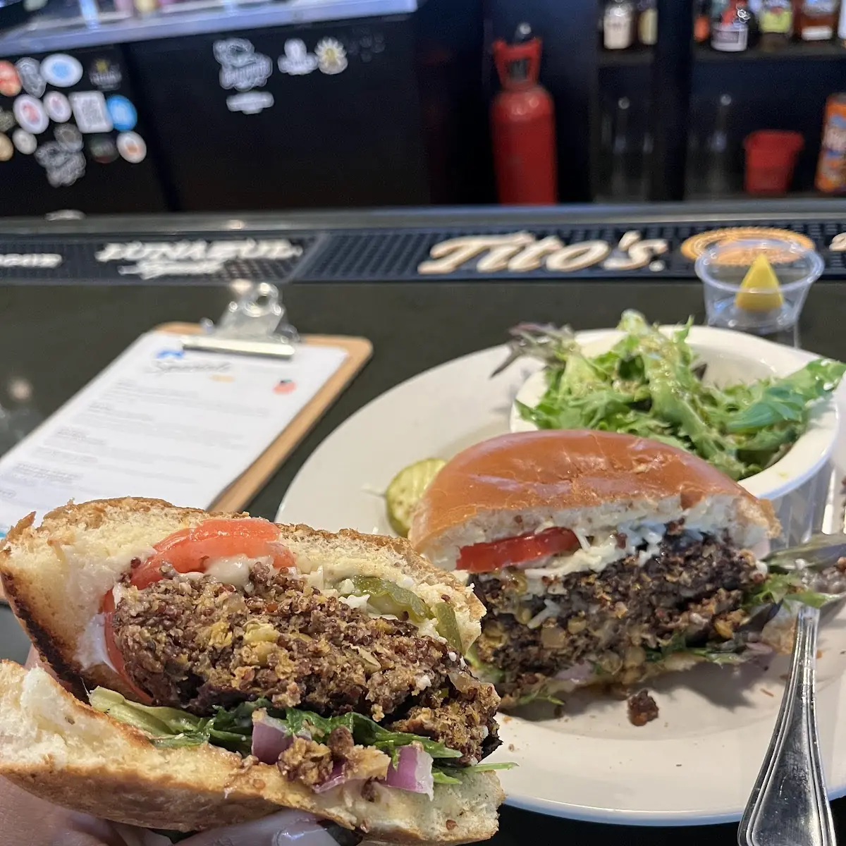 Black-Eyed Pea Burger V