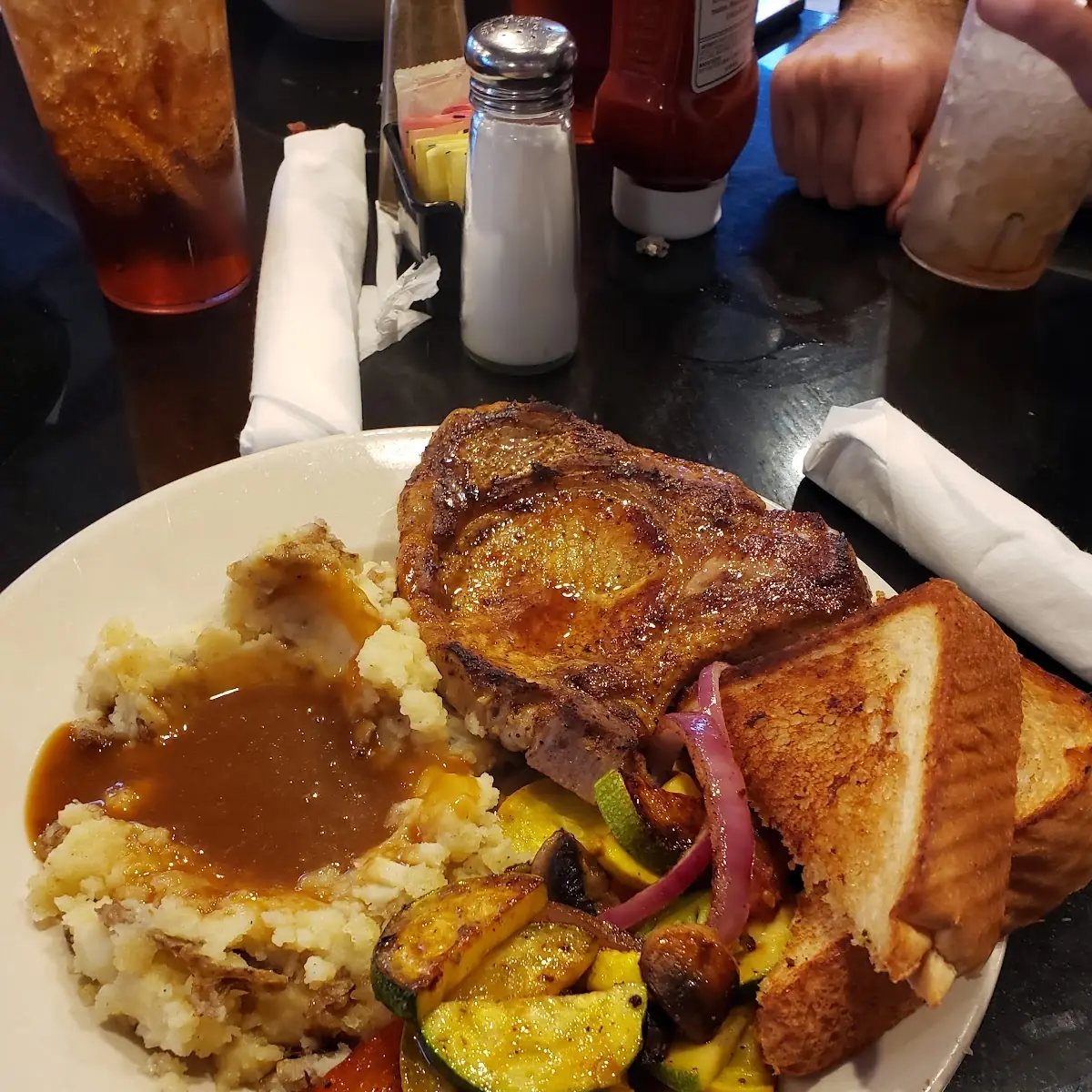 Grilled Pork Chop Sandwich