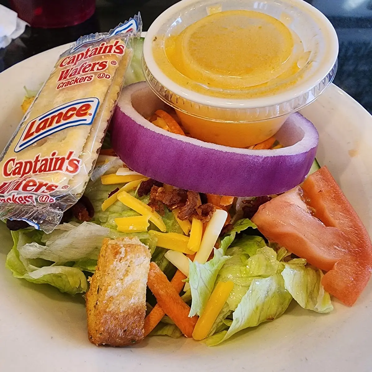 Salad with Italian Dressing