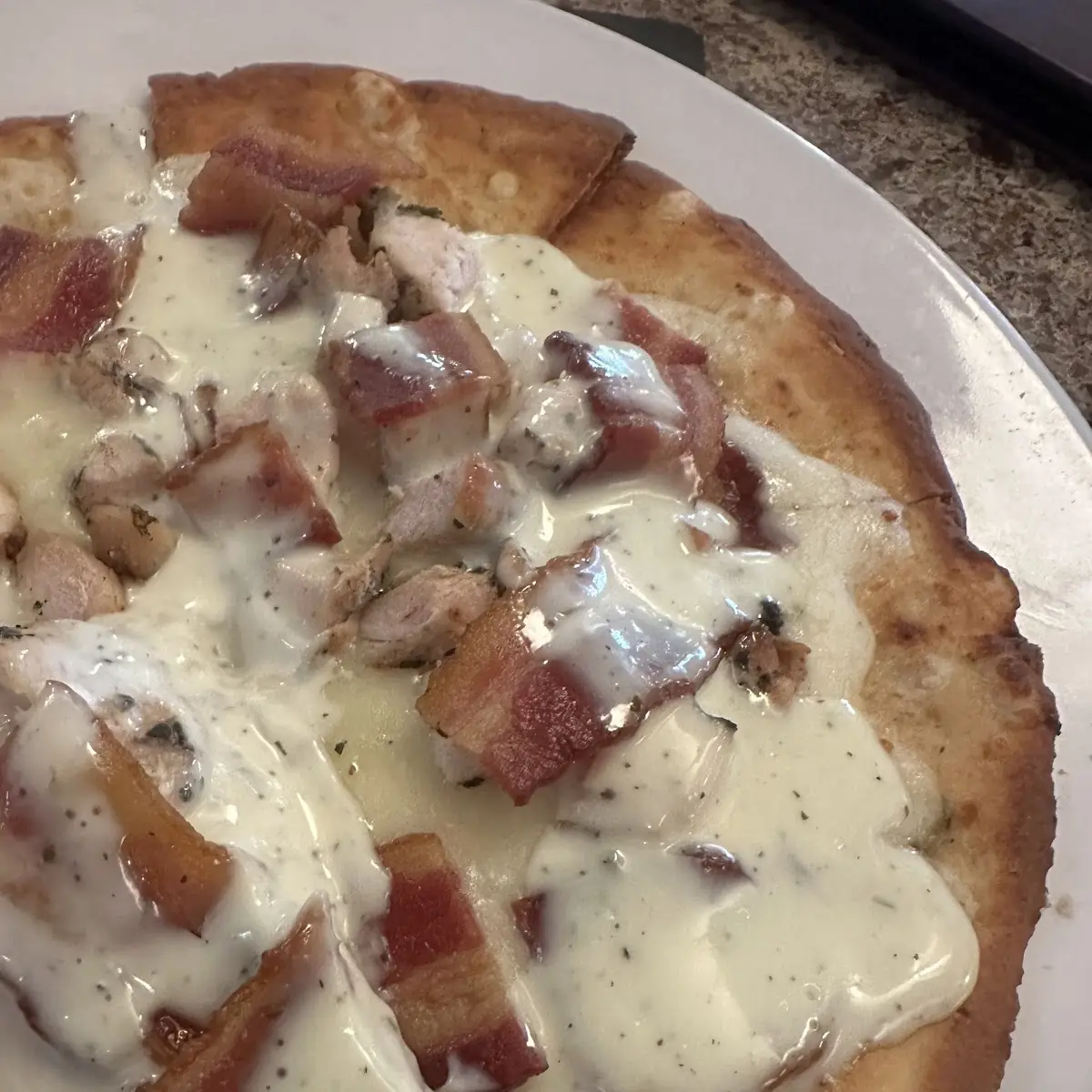 Chicken Bacon Ranch Flatbread