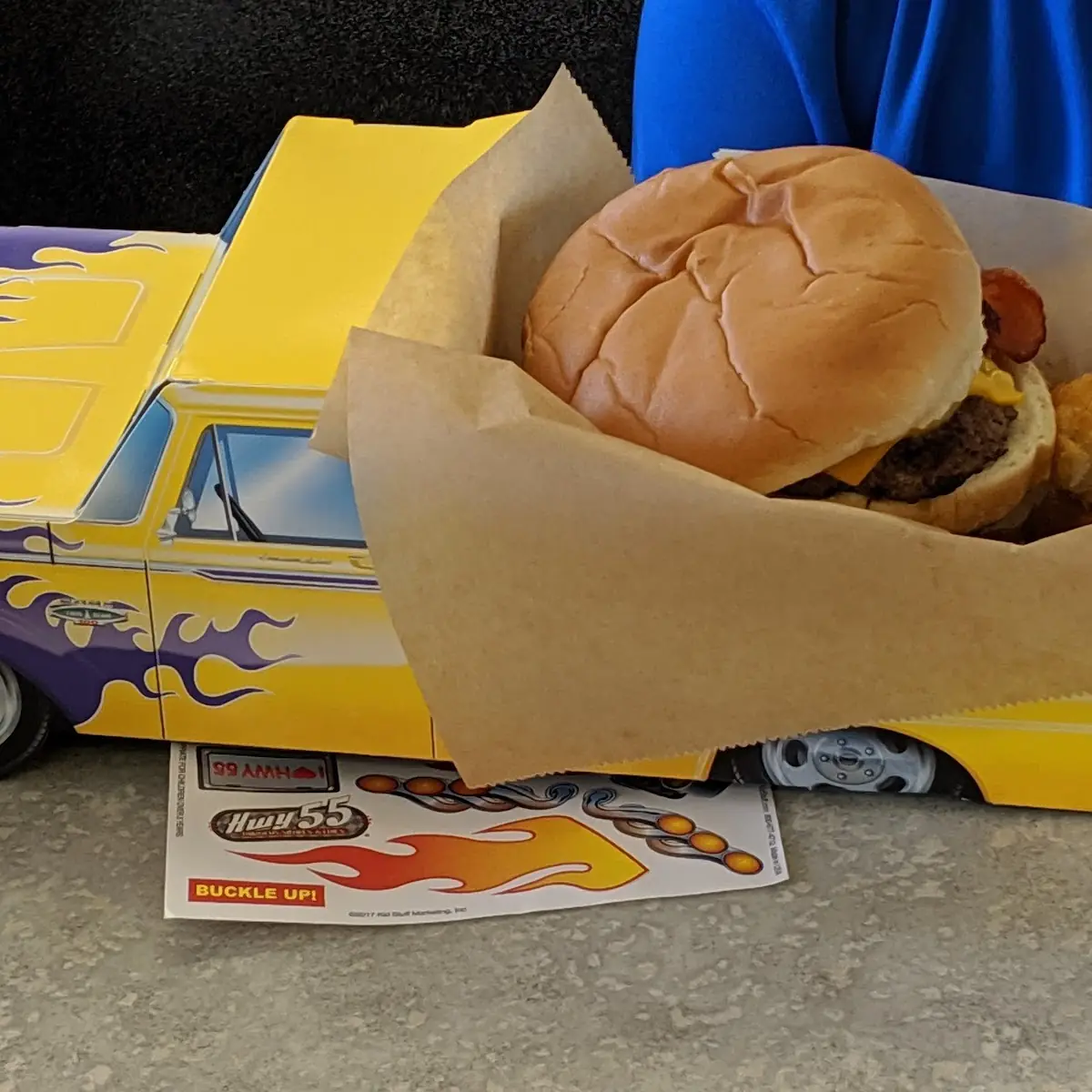 Kids Cheeseburger and Fries