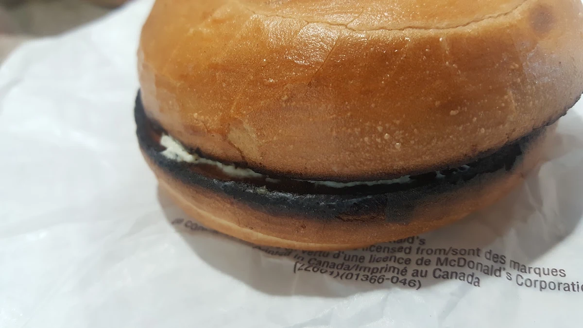 Burned Bagel, McDonald's