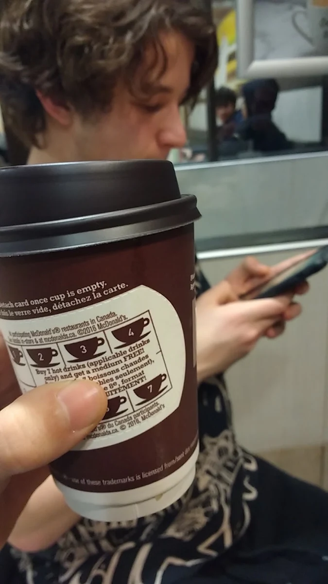 Chocolat Chaud, McDonald's