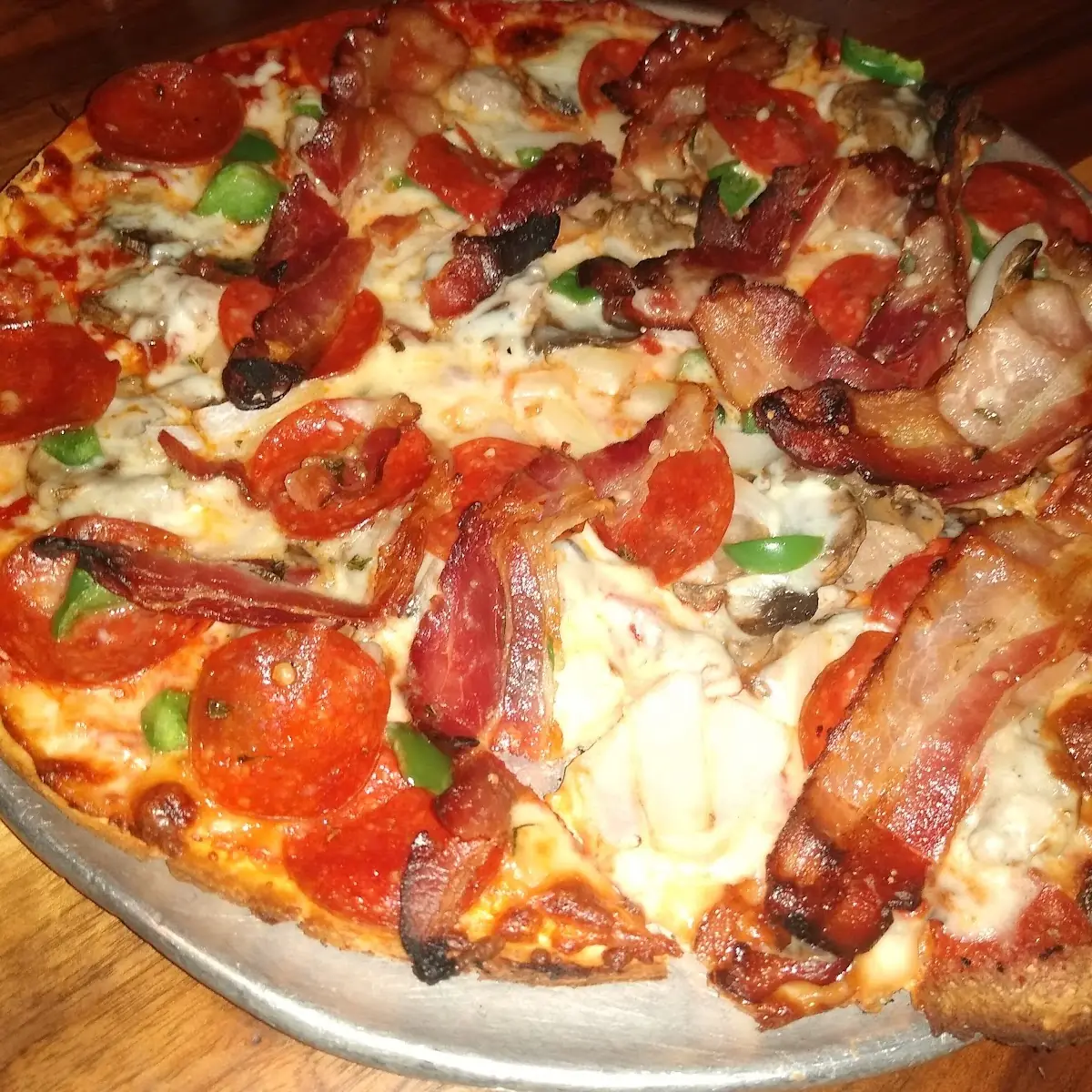 Thin Crust Supreme Pizza