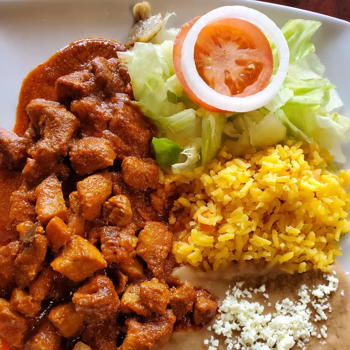 Stewed Pork and Yellow Rice