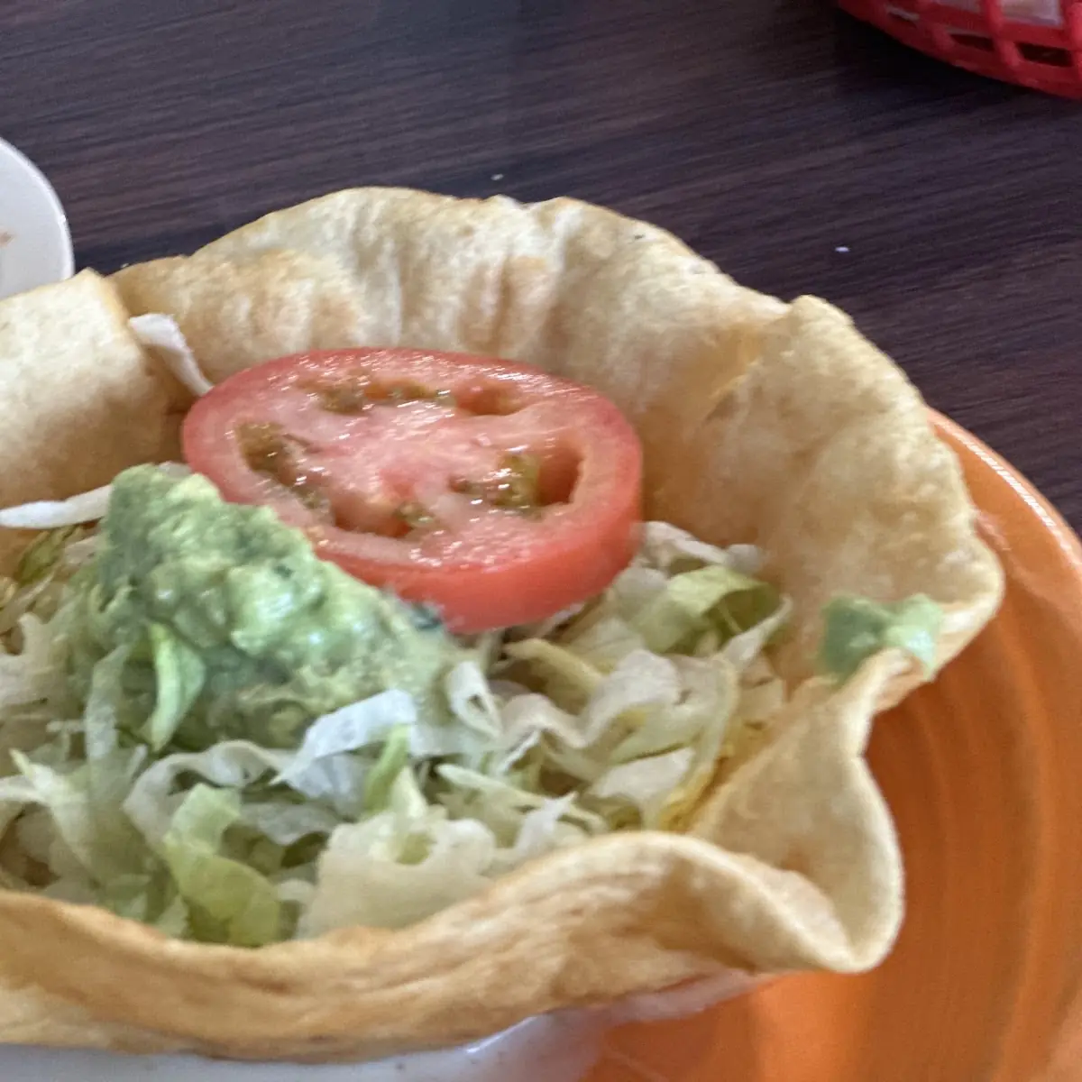 Lunch # 4 Taco salad Fajita meat