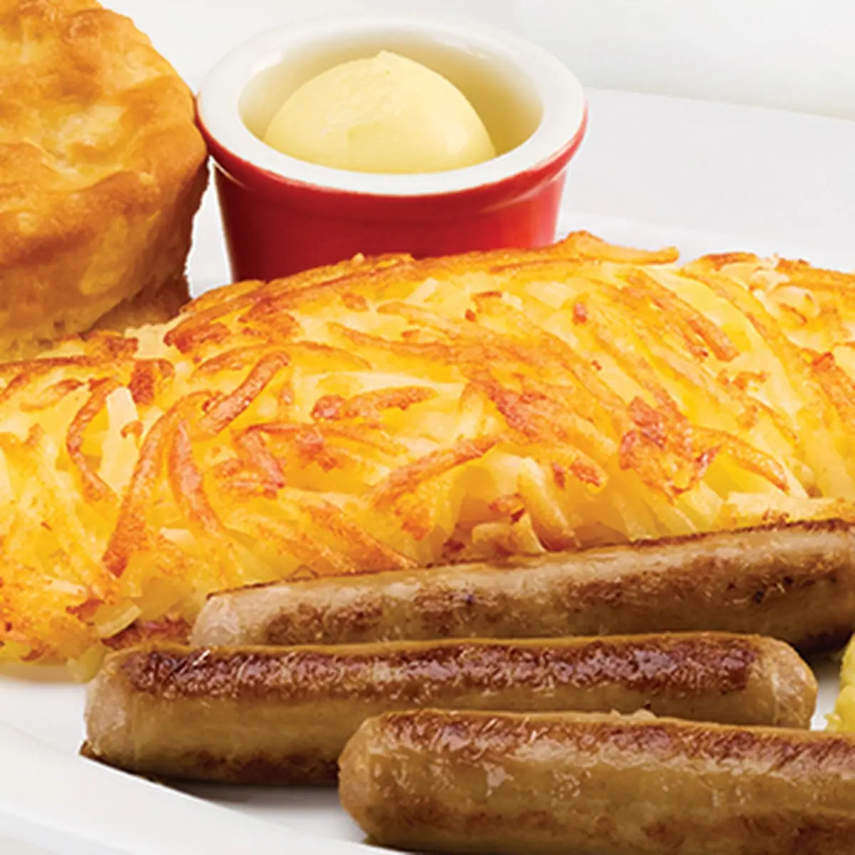 Bacon & Tillamook Potato Cakes & Eggs