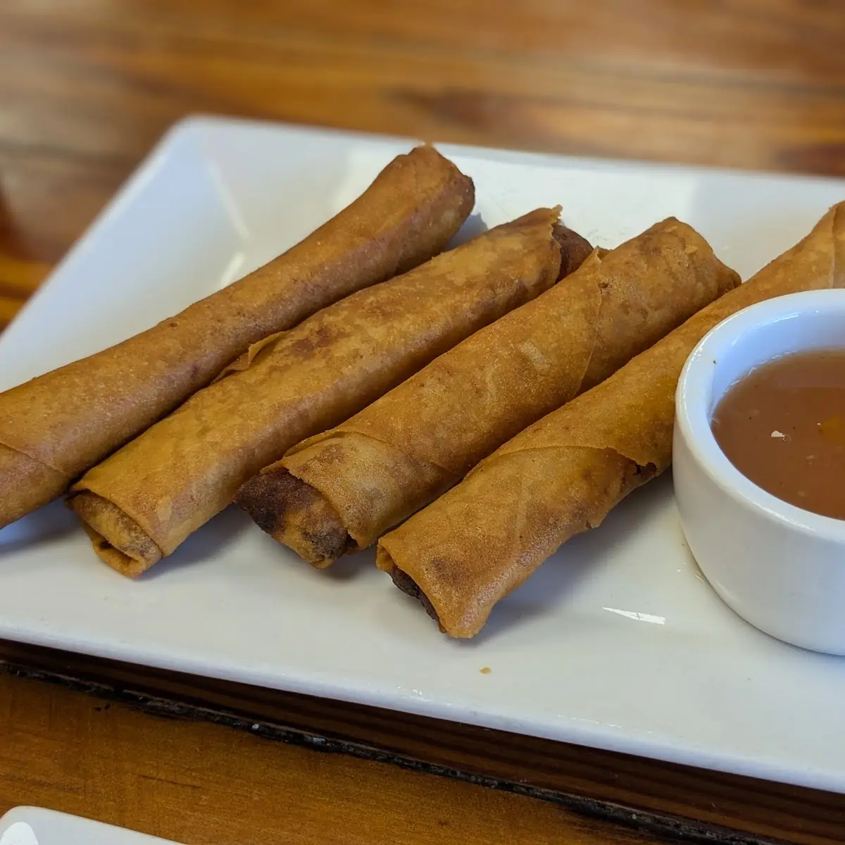 Fried Spring Rolls with Sauce