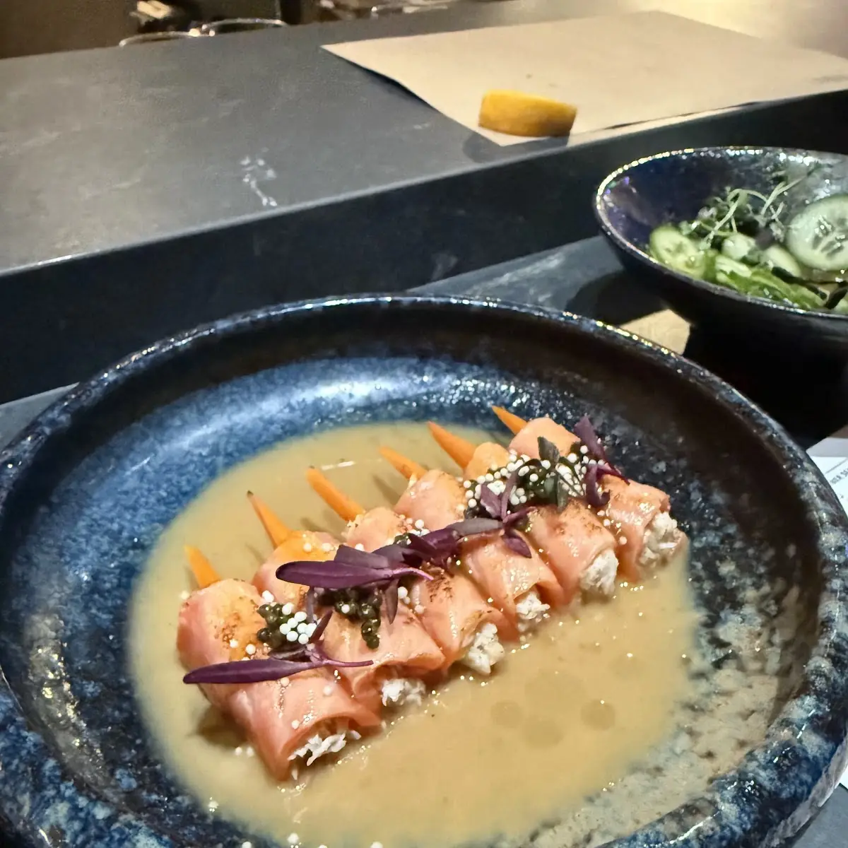Miso Salmon Crudo