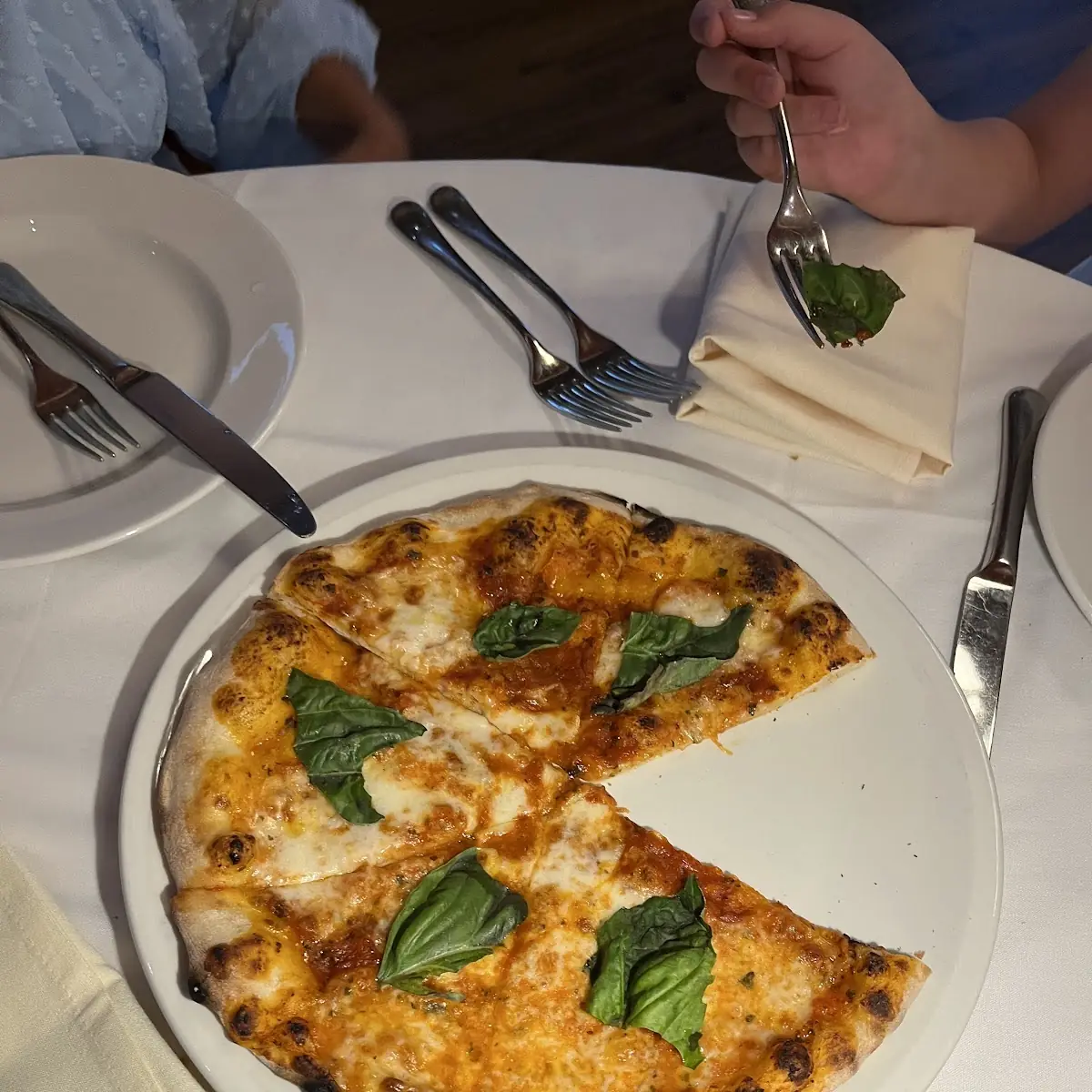 Neapolitan Pizza with Fresh Basil