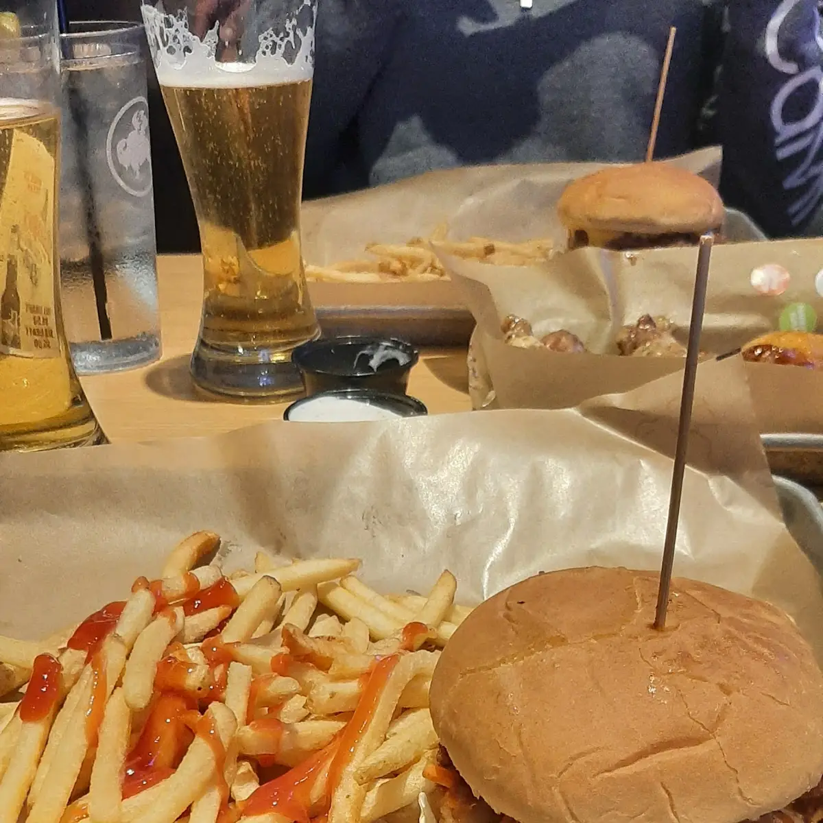 Cheese Curd Bacon Burger