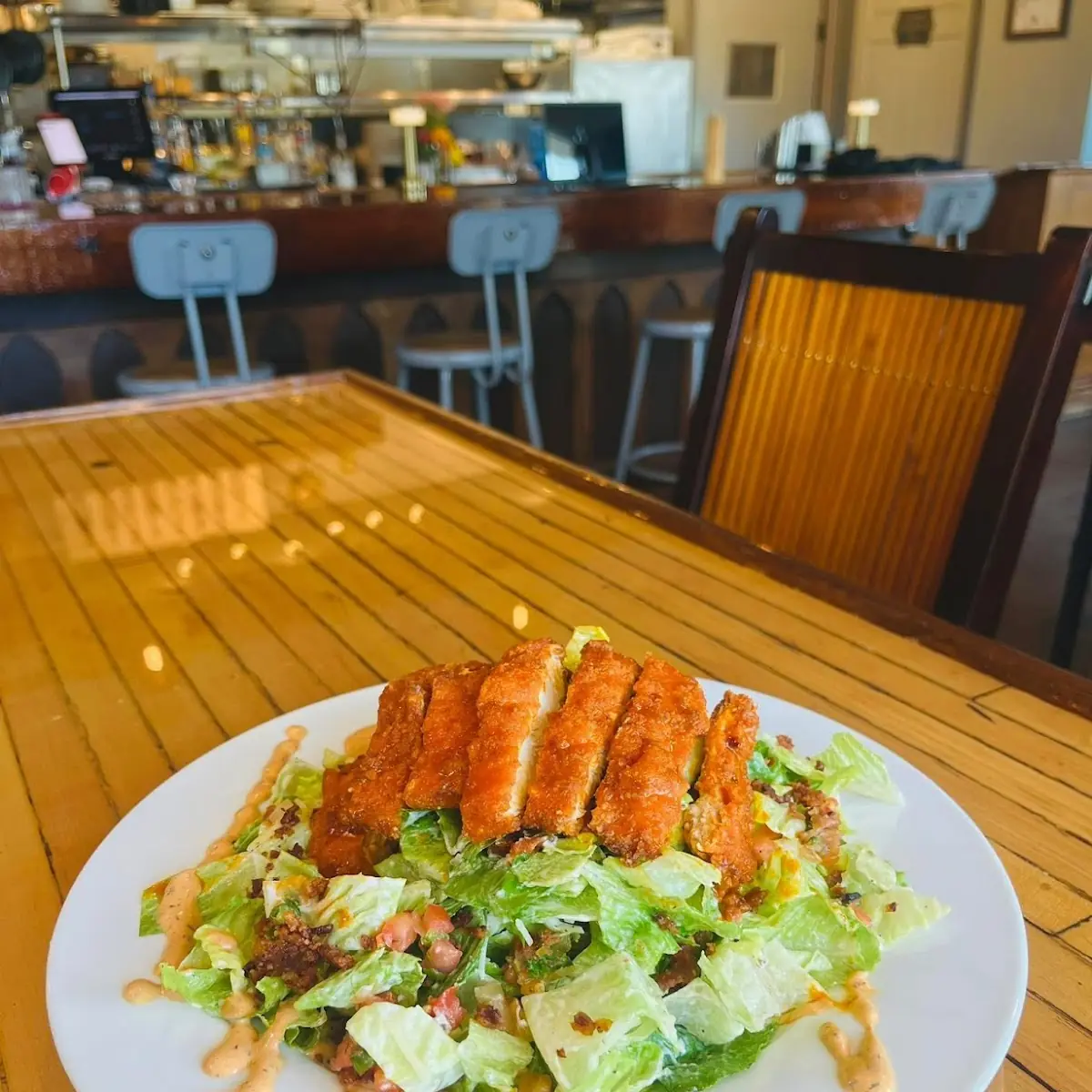 Buffalo Chicken Caesar Salad