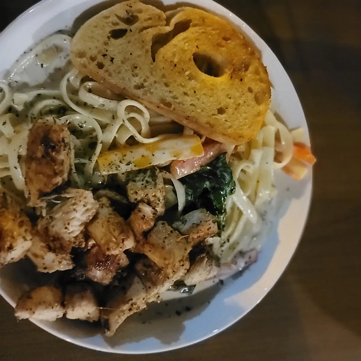 Fettuccine Alfredo with Chicken