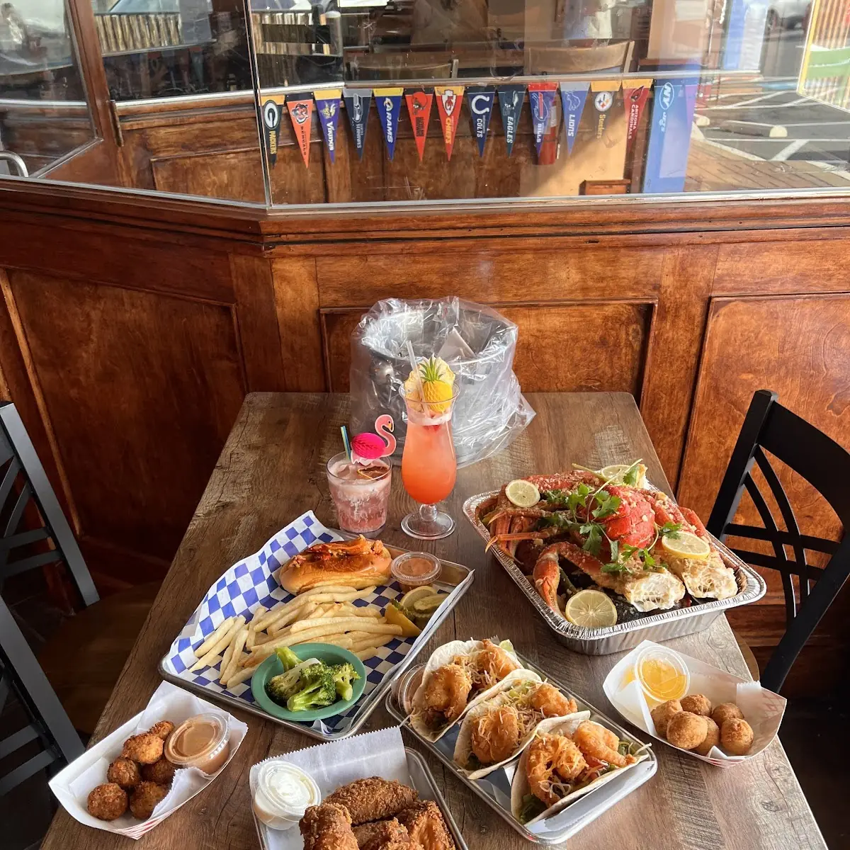 Lobster Roll Seafood Platter