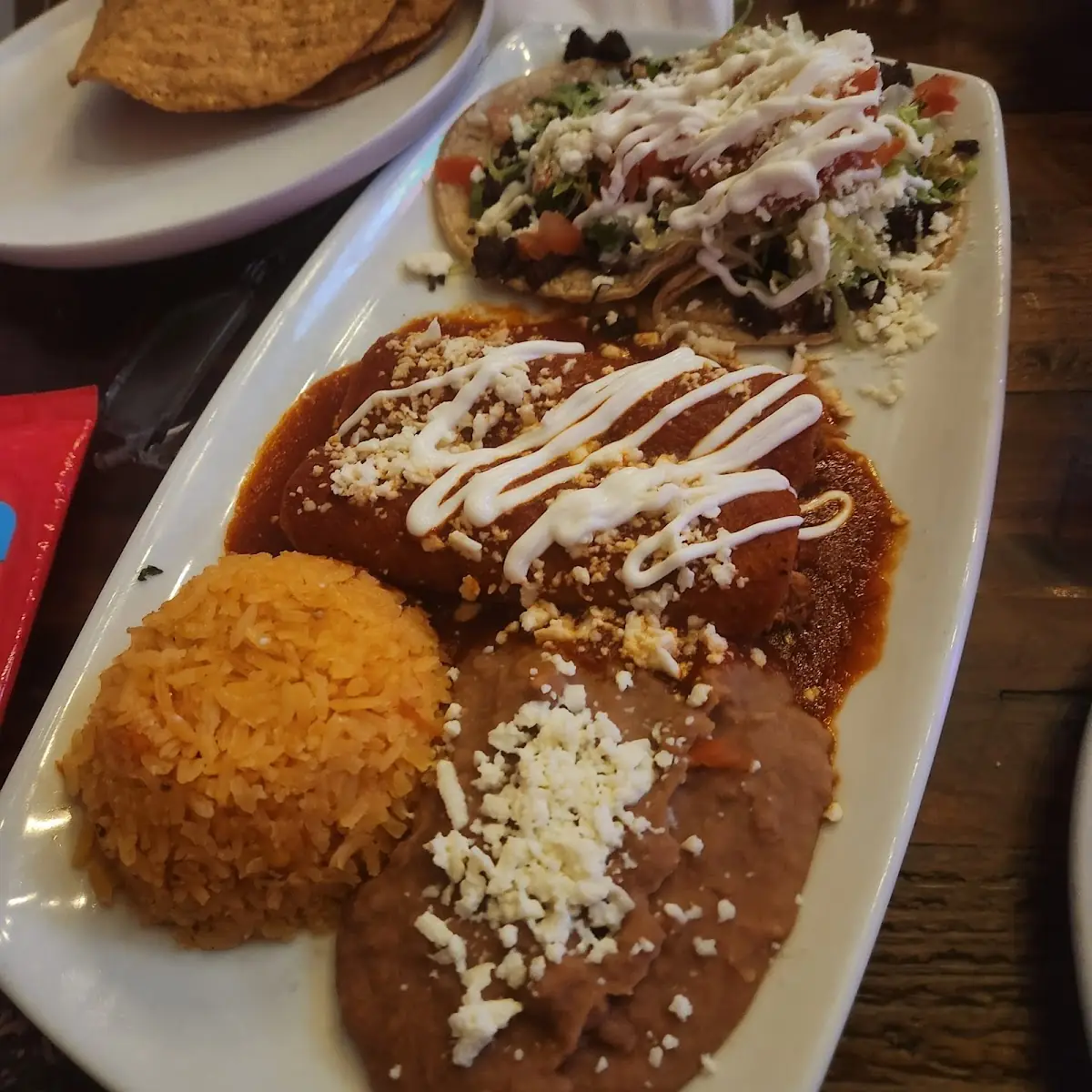 Two Chicken Enchiladas